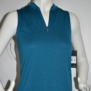 Nike Dri-Fit Women's Blade Sleeveless Teal Blue Golf Top Size XS MSRP $60